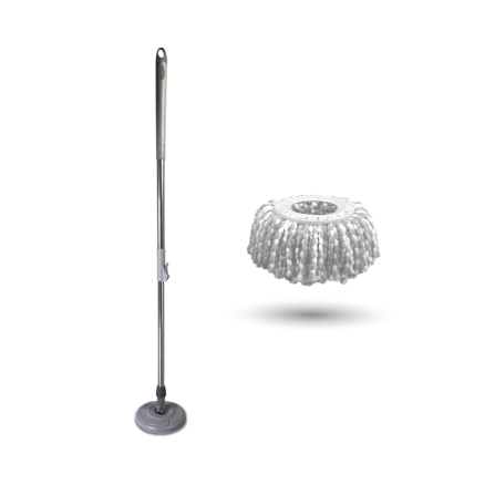 ชุดด้าม SJEASYMOP รุ่น MOP/SQ/GR สีเทา_0